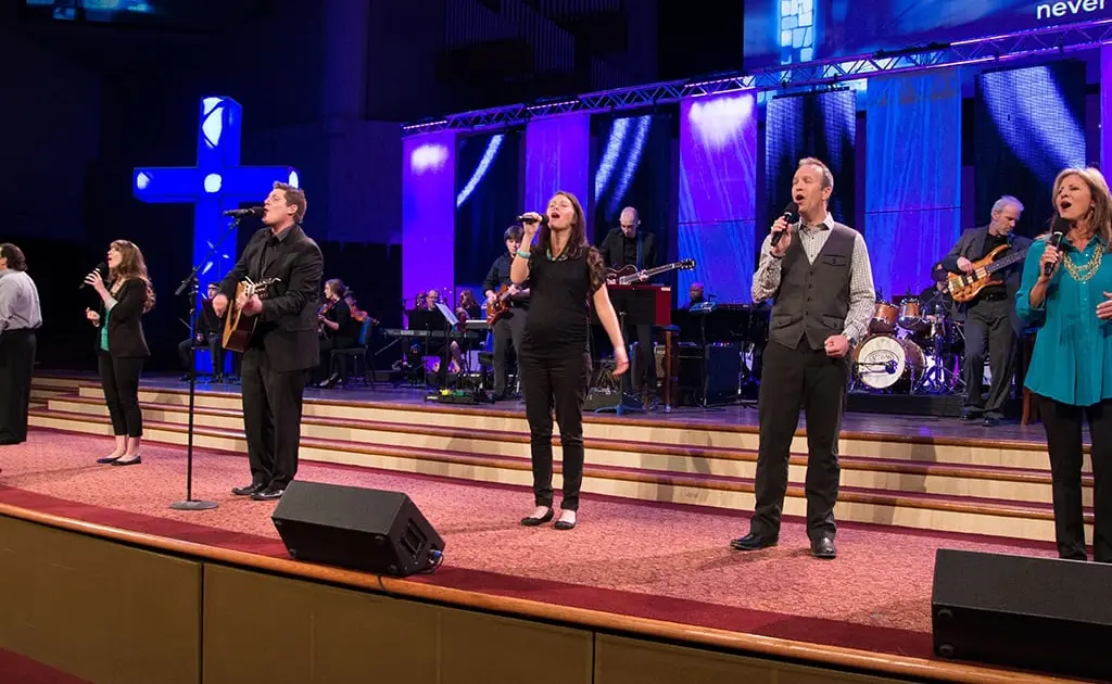 House of Worship LED display for church service